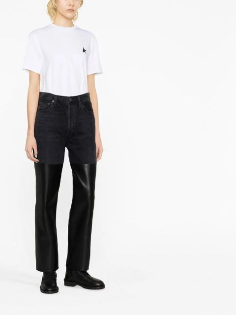 Golden Goose logo-print cotton T-Shirt - White