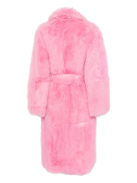 Blumarine button-up fur coat - Pink - zdjęcie produktu nr 2