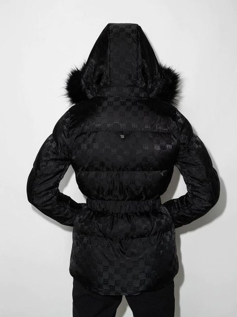 MISBHV monogram-print puffer jacket - Black - zdjęcie produktu nr 2