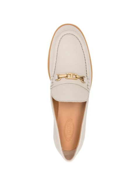 Tod's leather loafers - Neutrals