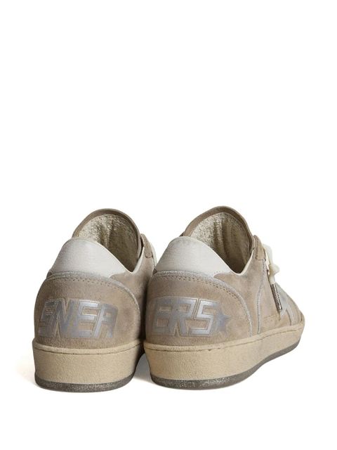 Golden Goose Ball Star LTD star-embellished suede sneakers - Neutrals