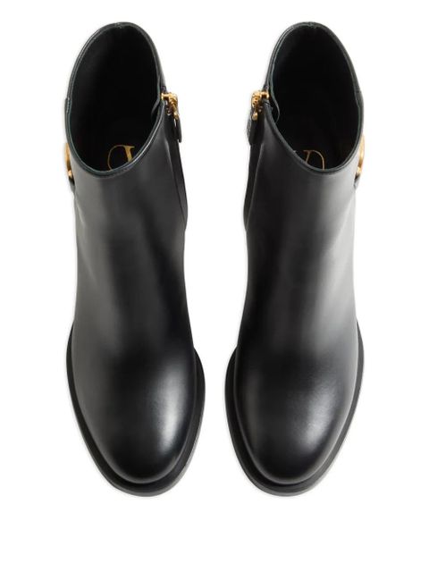 Valentino Garavani 75mm VLogo Signature ankle boots - Black