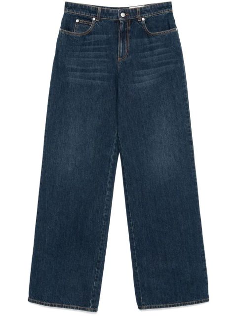 Alexander McQueen wide-leg jeans - Blue - zdjęcie produktu nr 1