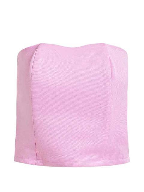 Essentiel Antwerp smocked-back tube top - Pink - zdjęcie produktu nr 1