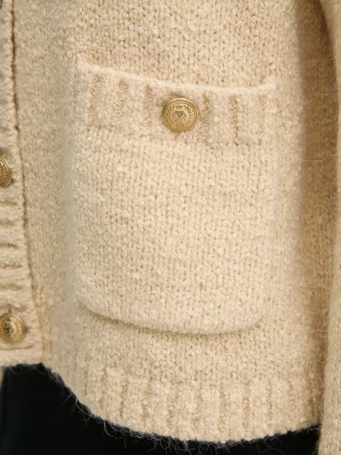 Tommy Hilfiger kardigan z domieszką wełny