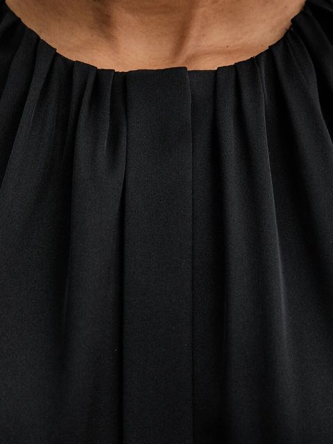 BOSS koszula jedwabna kolor czarny regular 50538481