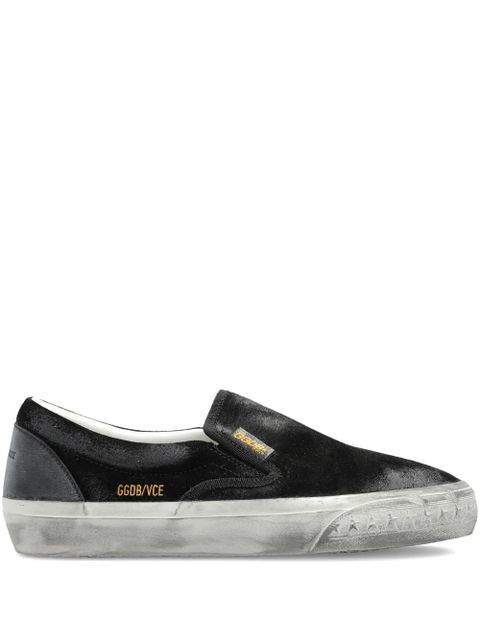 Golden Goose VCE Penstar suede slip-on sneakers - Black - zdjęcie produktu nr 1