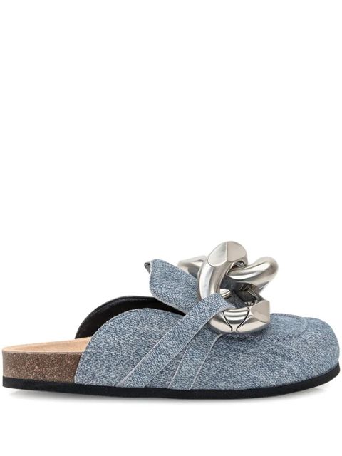 JW Anderson chain-detail mules - Blue - zdjęcie produktu nr 1