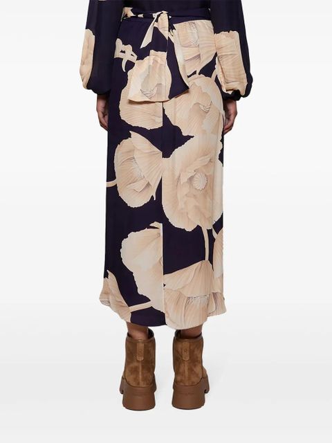 Johanna Ortiz Naturalism wrap skirt - Blue