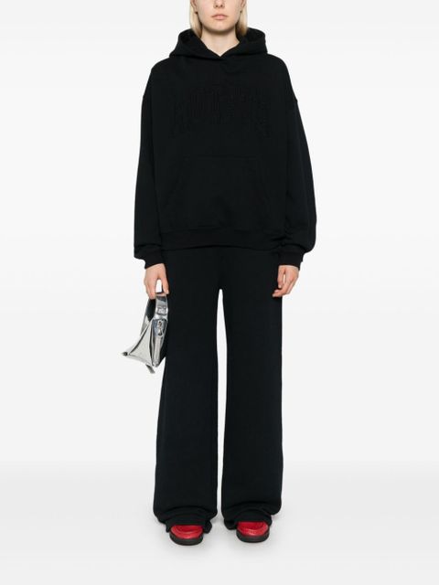 ROTATE BIRGER CHRISTENSEN logo-embroidered hoodie - Black - zdjęcie produktu nr 2