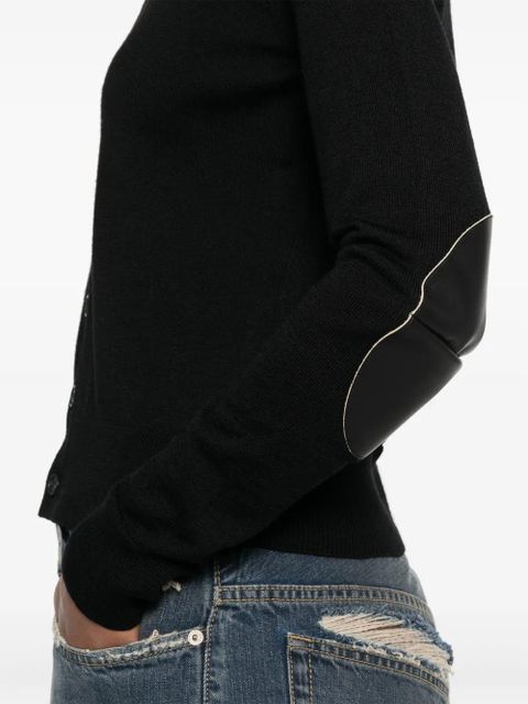 MM6 Maison Margiela knitted cardigan - Black