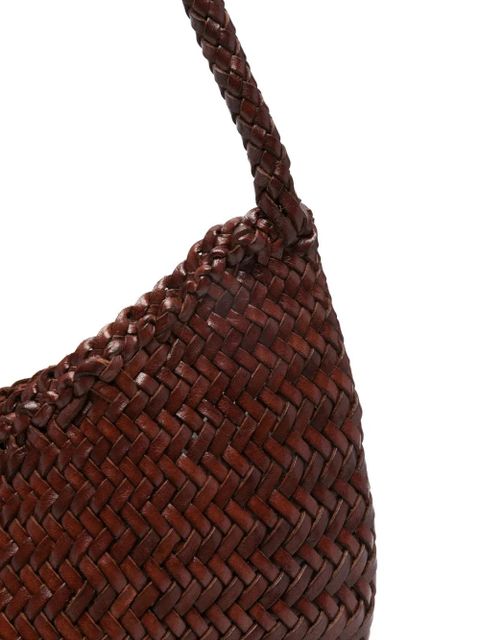 DRAGON DIFFUSION Nova Luna braided-handle tote bag - Brown