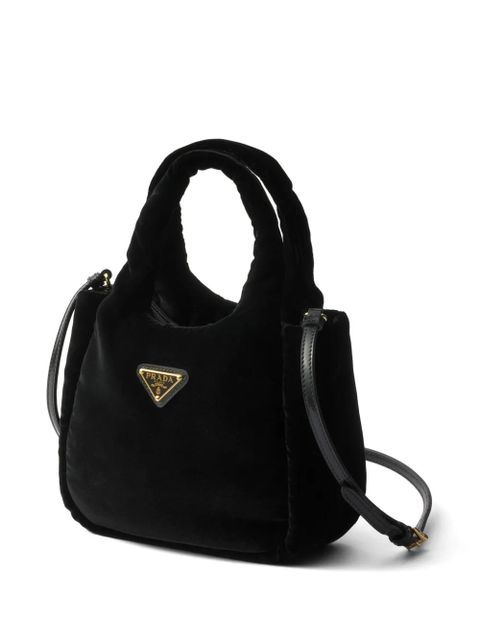 Prada padded velvet mini bag - Black
