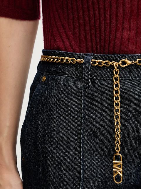 MICHAEL Michael Kors jeansy damskie high waist MF590HRM24 - zdjęcie produktu nr 2