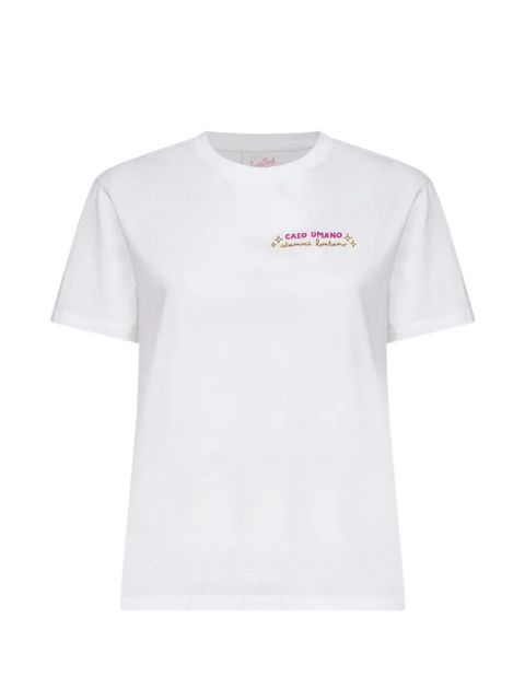 MC2 Saint Barth embroidered cotton T-shirt - White - zdjęcie produktu nr 1