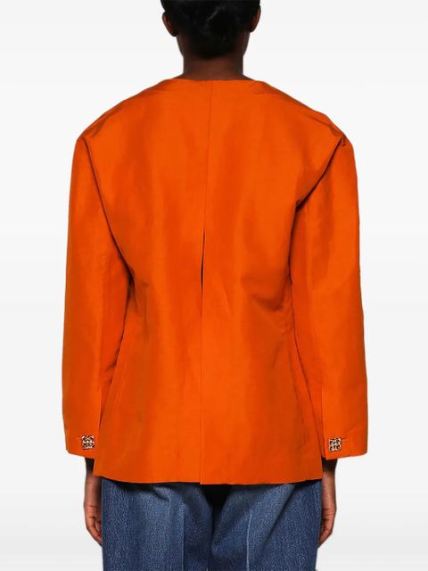 Givenchy open-front blouse - Orange