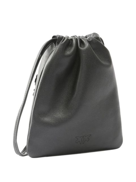 PINKO sequin-embellished drawstring shoulder bag - Black - zdjęcie produktu nr 2