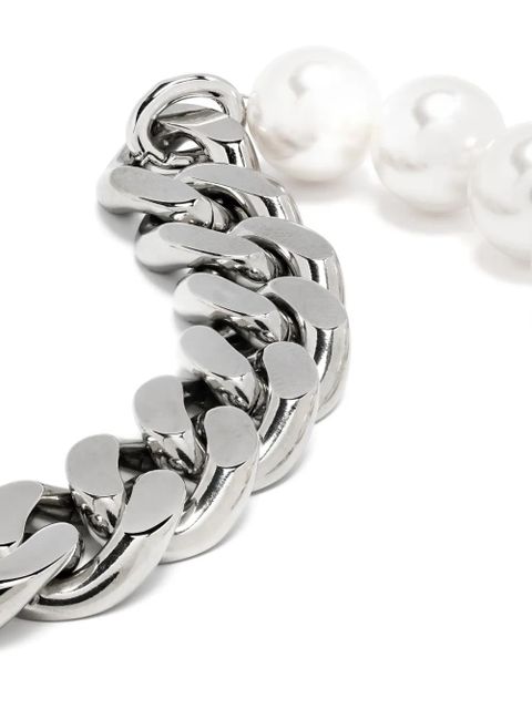 Swarovski Dextera faux-pearl bracelet - Silver