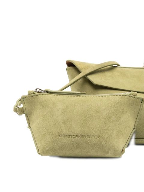 Christopher Esber mini Gondola shoulder bag - Green - zdjęcie produktu nr 2
