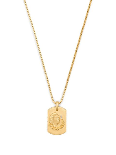 Maje virgo zodiac-design necklace - Gold