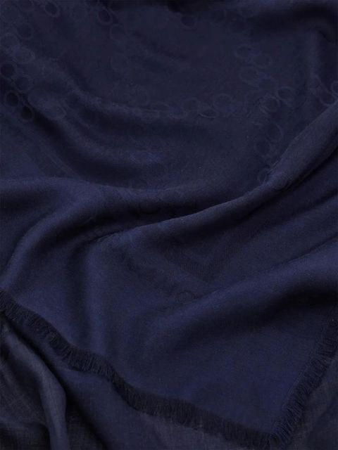 Ferragamo Gancini shawl - Blue