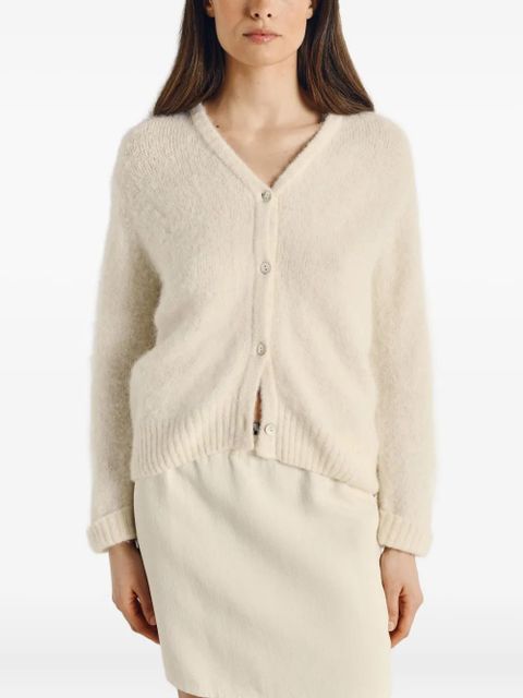American Vintage East button V-neck cardigan - Neutrals - zdjęcie produktu nr 2