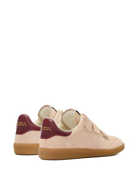 ISABEL MARANT Beth leather sneakers - Neutrals