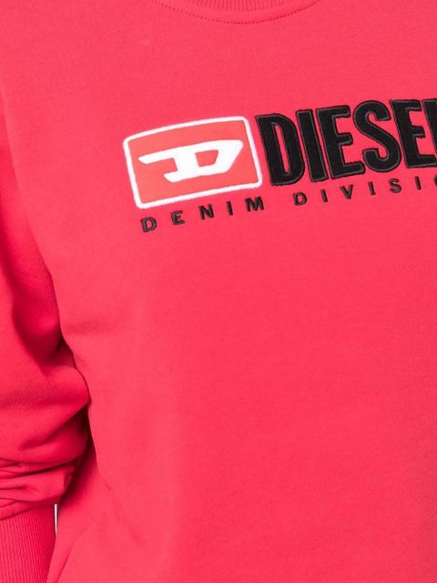 Diesel embroidered-logo crew neck sweatshirt