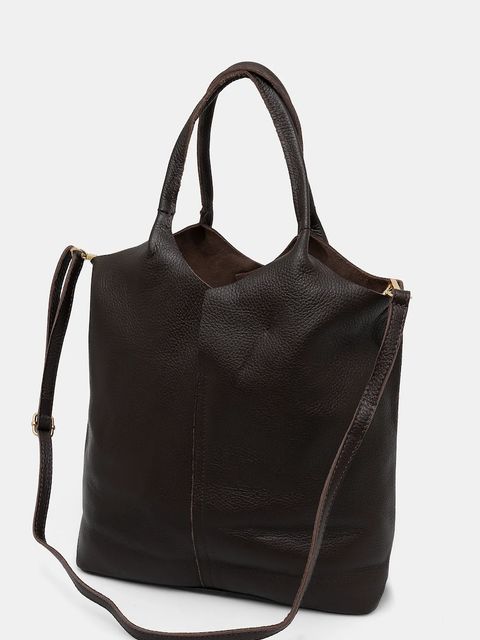 Answear.LAB torebka skórzana kolor brązowy - zdjęcie produktu nr 2