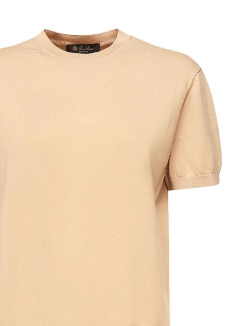Loro Piana Ice Wish™ short-sleeve cotton T-shirt - Neutrals