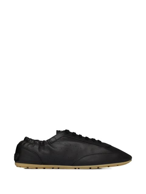 Saint Laurent Lewis leather sneakers - Black - zdjęcie produktu nr 1