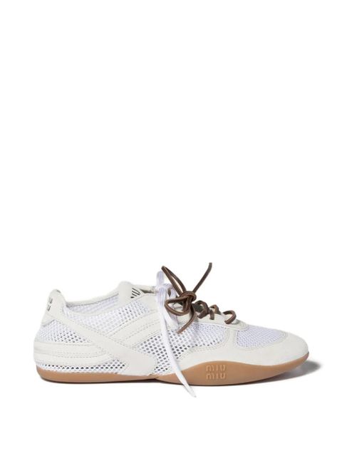 Miu Miu mesh laced sneakers - White - zdjęcie produktu nr 1