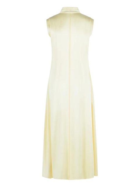 Jil Sander deep-neckline dress - Yellow