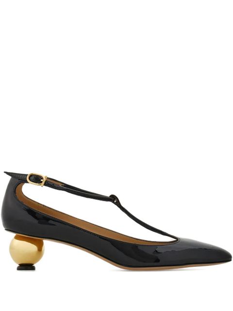Ferragamo 40mm leather pumps - Black - zdjęcie produktu nr 1