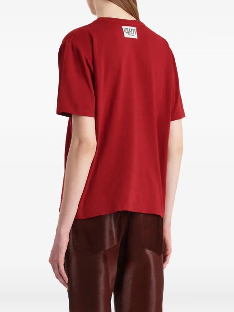 KHAITE Mae T-shirt - Red