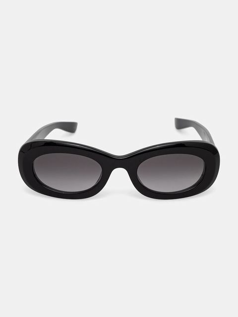 Alexander McQueen okulary przeciwsłoneczne damskie kolor czarny AM0527S