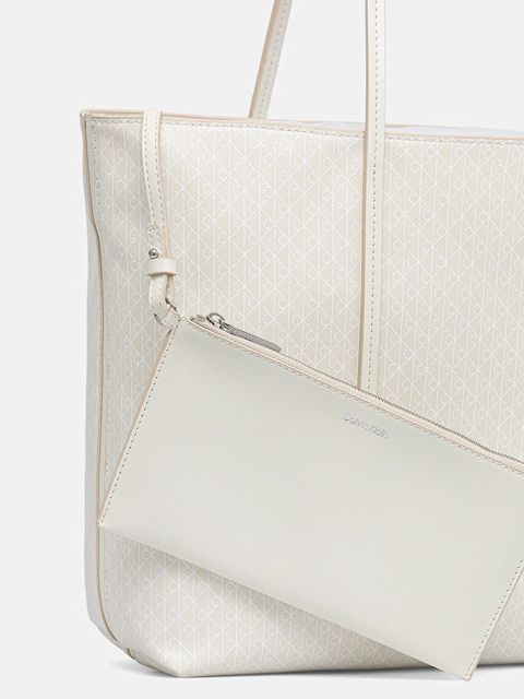 Calvin Klein torebka kolor biały LV04F3266G