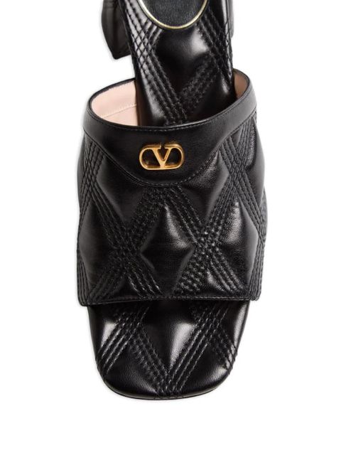 Valentino Garavani 60mm Quiltie 67 sandals - Black