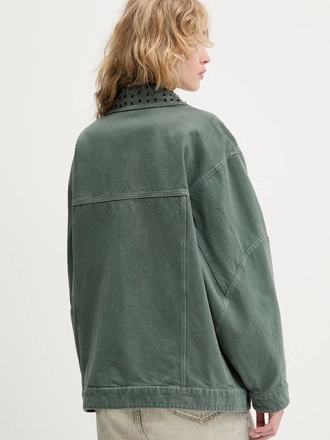 Stine Goya kurtka bawełniana kolor zielony przejściowa SG-PF25-J049-2393 - zdjęcie produktu nr 2