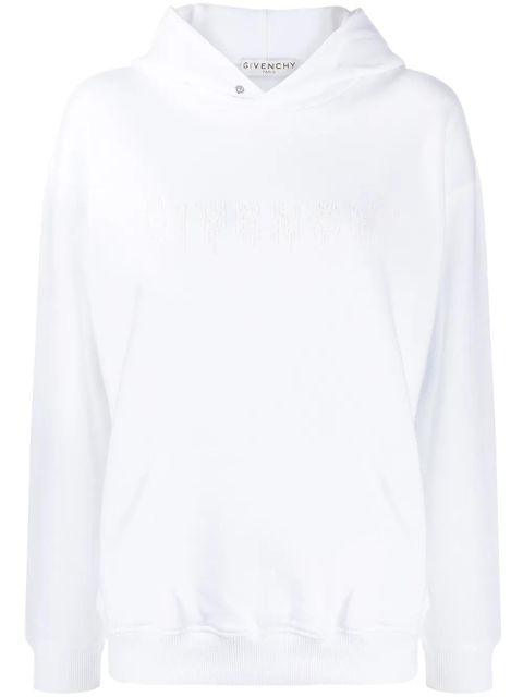 Givenchy logo print hoodie - White - zdjęcie produktu nr 1