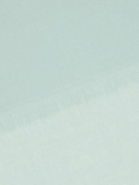 FENDI frayed-edge scarf - Blue