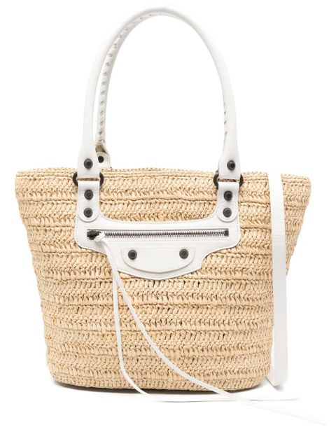 Balenciaga medium Le City Basket tote bag - Neutrals - zdjęcie produktu nr 1