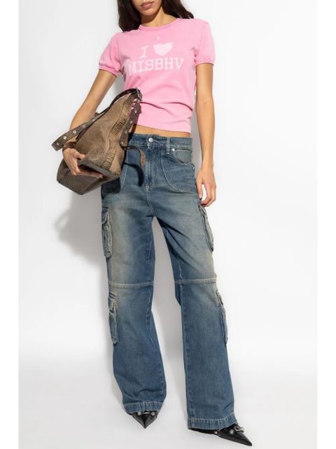 MISBHV logo print t-shirt - Pink