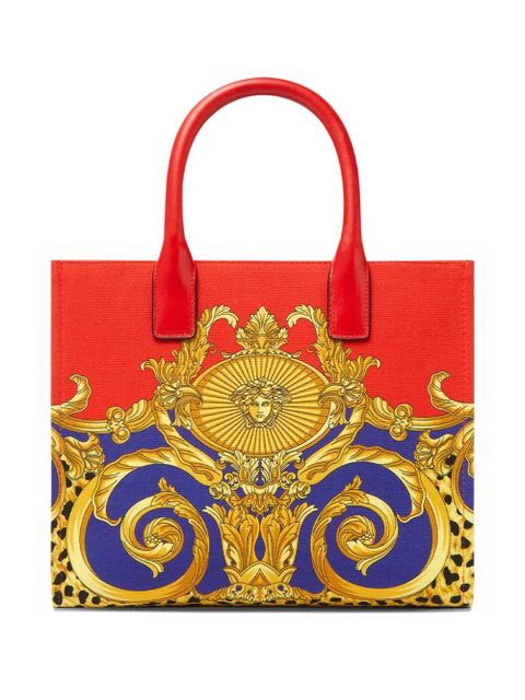 Versace baroque-print tote bag - Red - zdjęcie produktu nr 2