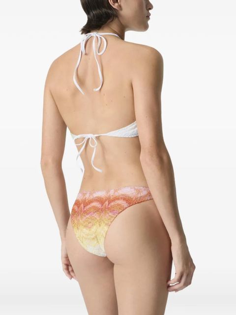 Missoni tie-dye triangle bikini - White