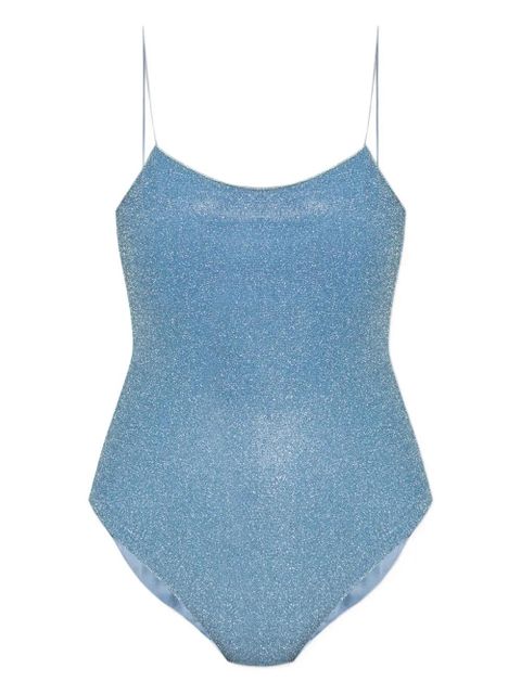 Oséree glitter-detailing swimsuit - Blue - zdjęcie produktu nr 1