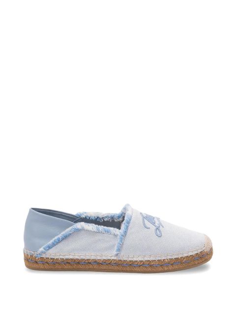 Jimmy Choo frayed logo espadrilles - Blue - zdjęcie produktu nr 1