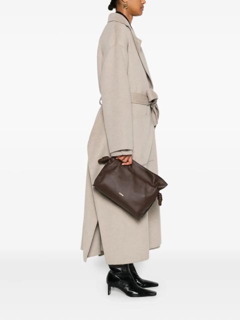 LOEWE Flamenco leather clutch bag - Brown - zdjęcie produktu nr 2