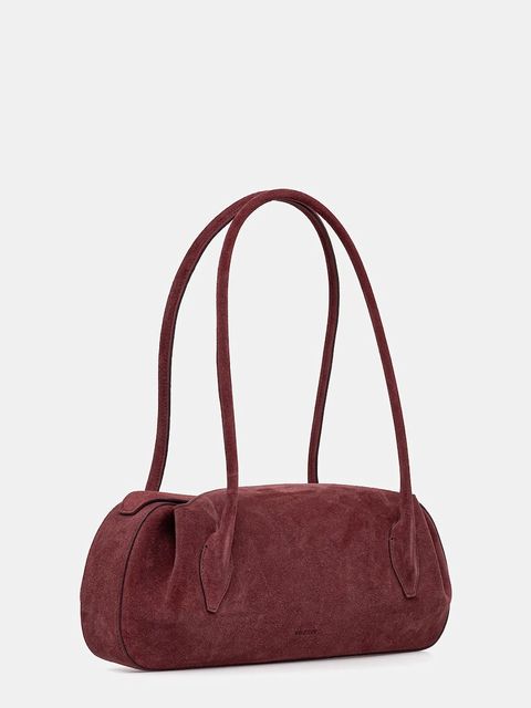 Yuzefi torebka zamszowa OYSTER kolor bordowy YUZCO-HB-OYSB-S024 - zdjęcie produktu nr 2