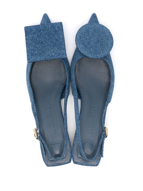 Jacquemus Les slingbacks Duelo 40mm pumps - Blue